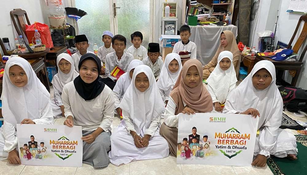 Spirit Muharram 1447H , Laznas BMH Hadirkan Kebahagiaan untuk Anak Yatim Piatu dan Dhuafa