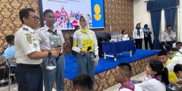 Dishub Sidoarjo Beri Edukasi Siswa Baru Tertib Berlalulintas