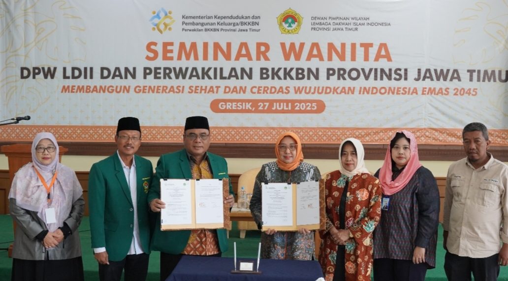 LDII Jatim dan Kemendukbangga/BKKBN Teken PKS, Fokus Bangun Generasi Sehat 2045