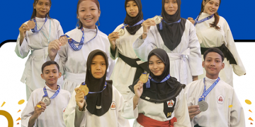 SMP Negeri 1 Jabon Raih 9 Medali, Kompetisi Pencak Silat ‘The Shining Batu 2025’