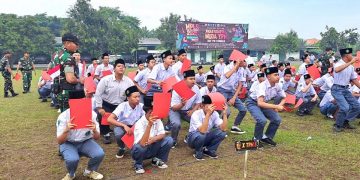 Ksatria Muda SMK YPM 8 ’Masuk’ Barak Militer Kompi Kavaleri Panser 3 Sidoarjo