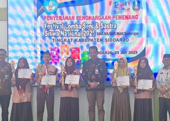 SMA Negeri 3 Sidoarjo Tuan Rumah Penyerahan Penghargaan FLS3N 2025. Inilah Pemenangnya….