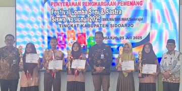 SMA Negeri 3 Sidoarjo Tuan Rumah Penyerahan Penghargaan FLS3N 2025. Inilah Pemenangnya….