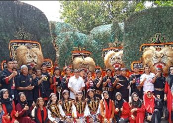 HUT ke-44, Pawargo Gresik Gelar Perform Reog Ponorogo di Perum GKGA Kedanyang