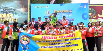 Atlet Panahan Sidoarjo Berhasil Pertahankan Juara Umum Porprov Jatim Ke IX 2025