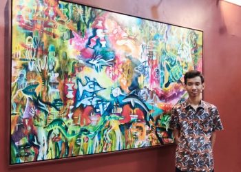 Mulai Sabtu Sore Ini, Ariel Ramadhan Pameran Tunggal ke-6 di Galeri Merah Putih Kompleks Balai Pemuda Surabaya