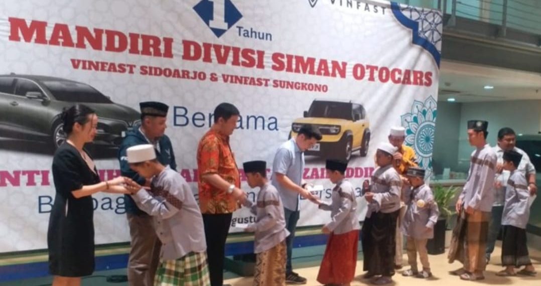 Siba Mandiri Dealer Resmi Vinfast, Peduli Anak Yatim di HUT ke-1