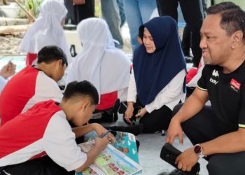 Pertamina Enduro Ajak 200 Pelajar SD Surabaya, Lomba Mewarnai Hadiah Nonton MotoGP Mandalika
