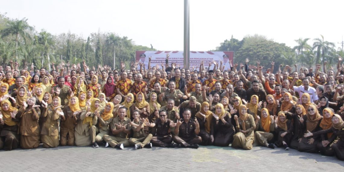 Tak Lagi Honorer, 562 PPPK Resmi Diangkat Jadi ASN di Pemkab Gresik