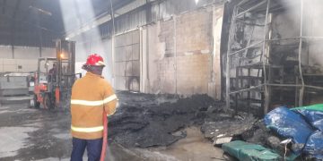 Diduga Akibat Konsleting Listrik, Gudang di Minoharjo Tuban Terbakar