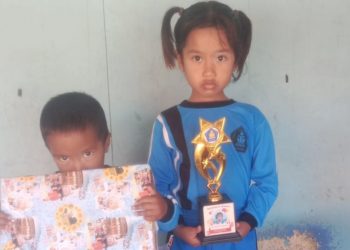 Meriahkan Kegiatan PAUD Sakinah Panjalinan, Rizqia Juara 1 Lomba Lari Bendera