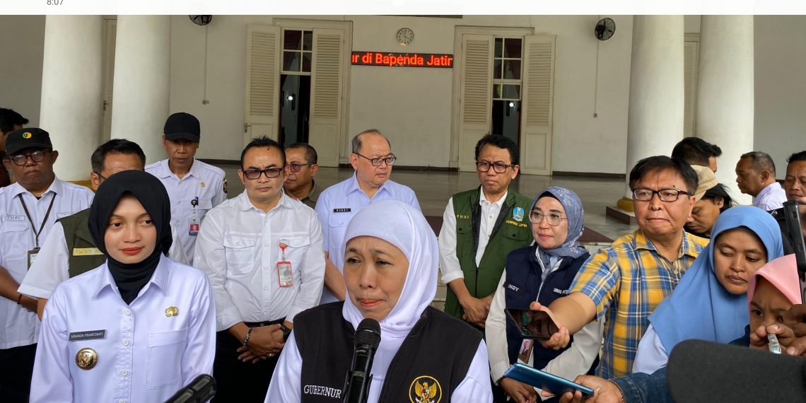 Tanggapi Aksi Demo 3 September, Khofifah Aku Loh Fokus Kerjo Rek