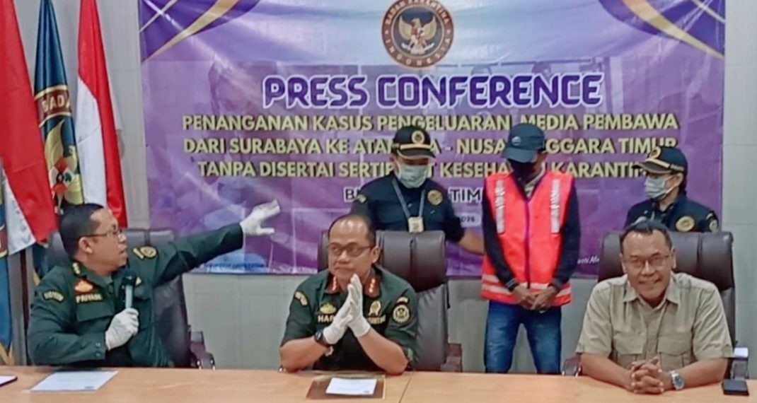 Penyelundupan 104 Hewan Digagalkan Karantina Jatim