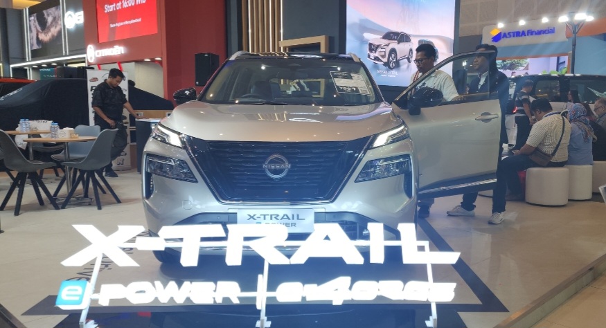 Nissan All-New X-Trail e-POWER, SUV Premium Teknologi e-4ORCE Mejeng di GIIAS Surabaya