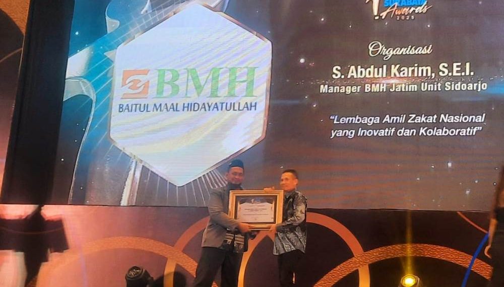 BMH Unit Sidoarjo Raih Penghargaan Laznas yang Inovatif dan Kolaboratif