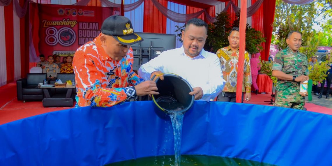 PetroFish dan Program 80 Kolam Budi Daya Lele Sinergikan Petrokimia Gresik, Pemkab, dan TNI–Polri