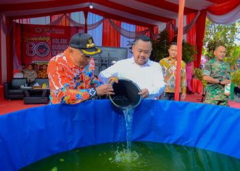 PetroFish dan Program 80 Kolam Budi Daya Lele Sinergikan Petrokimia Gresik, Pemkab, dan TNI–Polri