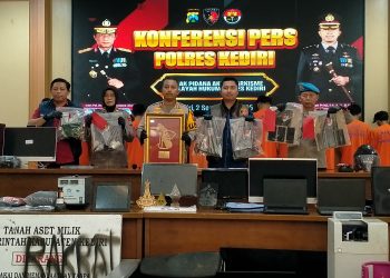 Polisi Tetapkan 28 Tersangka Kerusuhan di Gedung DPRD dan Pemkab Kediri