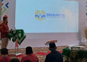 Milad ke 57 SMA Muhammadiyah 1 Taman Launching Logo Baru