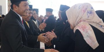 Beri Kepastian Hukum, Bupati Sidoarjo Subandi Lantik 61 Pejabatnya