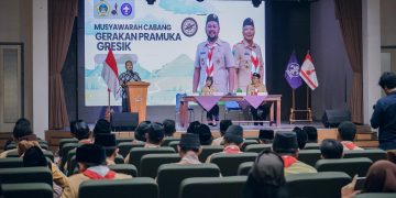 Buka Muscab Gerakan Pramuka, Bupati Gresik Tekankan Pentingnya Pembentukan Karakter Generasi Muda
