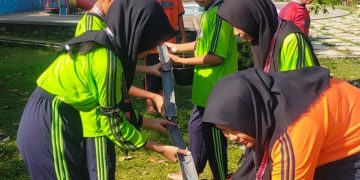 SMP PGRI 9 Sidoarjo Bangun Jiwa Pemimpin Siswanya Melalui LDKS