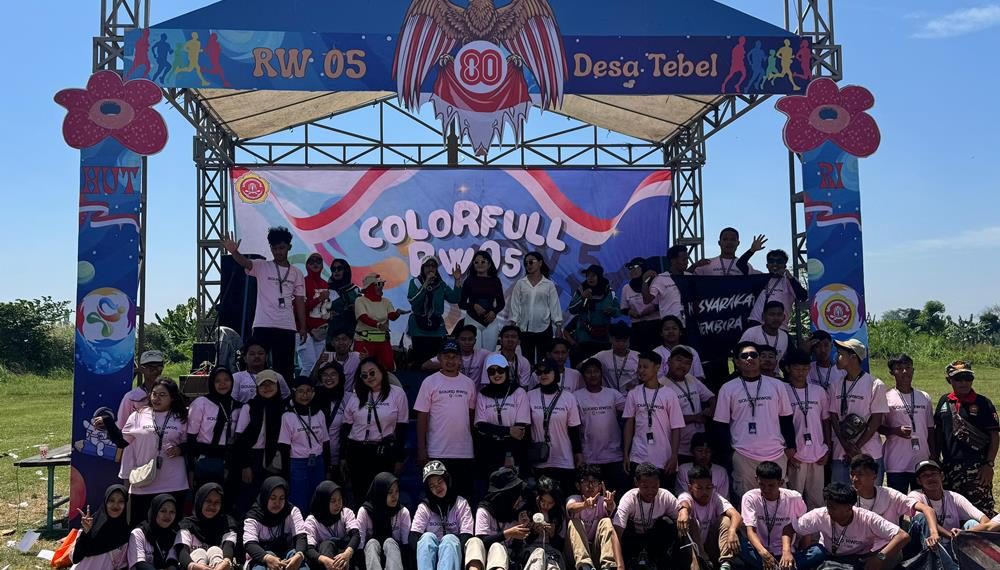Semarak HUT RI di RW 5 Desa Tebel, Tirakatan, Lomba Lingkungan Smart and Green Colourful hingga Smart Fun Walk