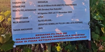 Diduga Ada Pemotongan Anggaran Hingga Dikerjakan Pihak Ketiga, Proyek Saluran Irigasi P3-TGAI Di Kecamatan Tanggulangin Tak Sesuai Standar