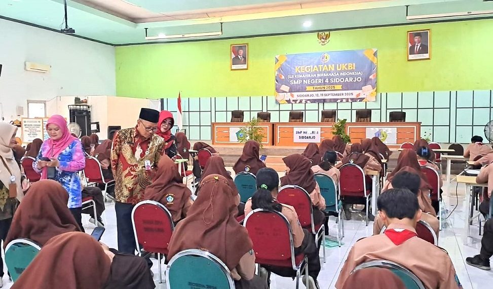 SMP Negeri 4 Sidoarjo Ukur Kemampuan Berbahasa Indonesia Siswanya Melalui UKBI