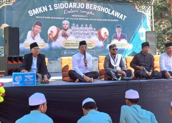 SMK Negeri 1 Sidoarjo Bersholawat, Tanamkan Toleransi Jalin Kebersamaan
