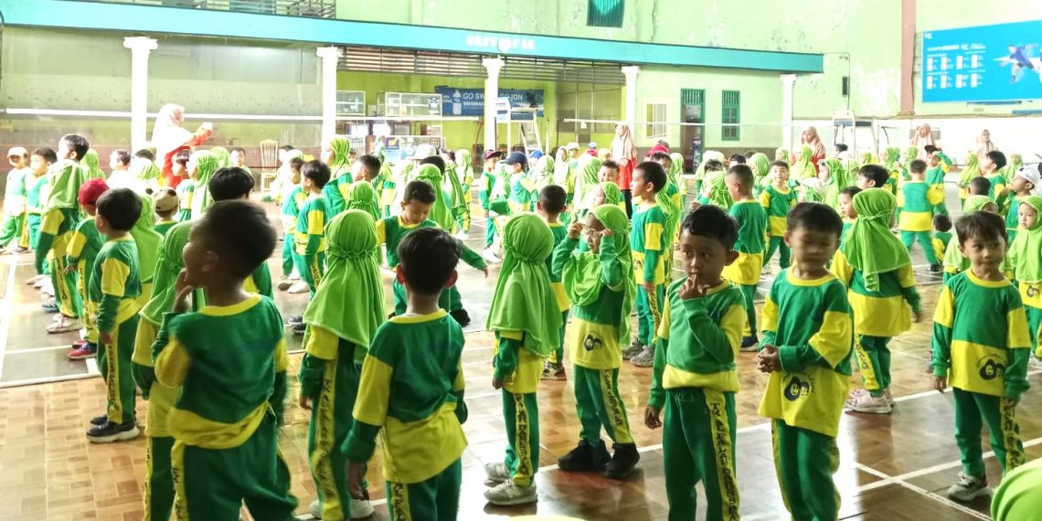 Sehat dan Gembira, Semangat Olahraga Bersama Anak-Anak TK Al Falah Darussalam
