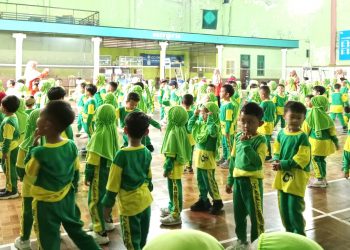 Sehat dan Gembira, Semangat Olahraga Bersama Anak-Anak TK Al Falah Darussalam