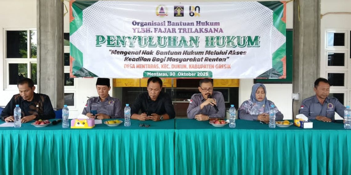 Gandeng YLBH Fajar Trilaksana, Pemdes Mentaras Dukun Gelar Penyuluhan Hukum