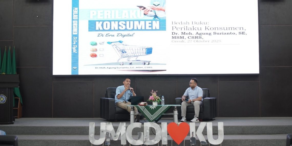 Buku ‘Perilaku Konsumen di Era Digital’ karya Moh. Agung Dibedah di UMG