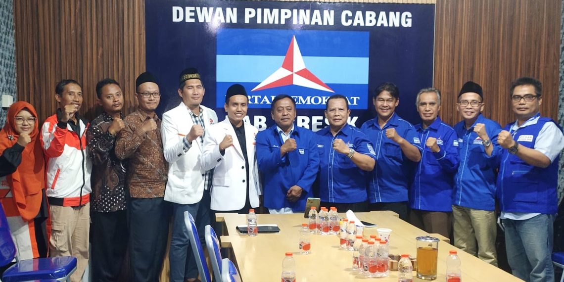 PKS Gresik Jalin Silaturrahim Kebangsaan dengan Partai Demokrat Gresik