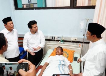 Mensos, Wagub dan Bupati Sidoarjo Pastikan Biaya Perawatan Ditanggung Pemerintah