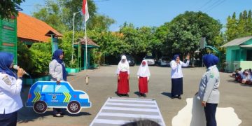 Dishub Sidoarjo Beri Edukasi SALUD Siswa SDN Sidokepung 2 Buduran
