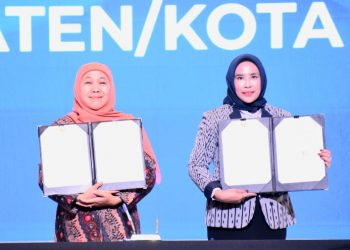 Wabup Sidoarjo Mimik Tanda Tangani Nota Kesepakatan RJ dan Kesepakatan Bersama Pembangunan Daerah