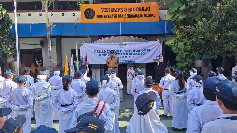 OSIS SMP Negeri 3 Diharapkan Jadi Pemimpin yang Jujur dan Tangguh di Masa Depan