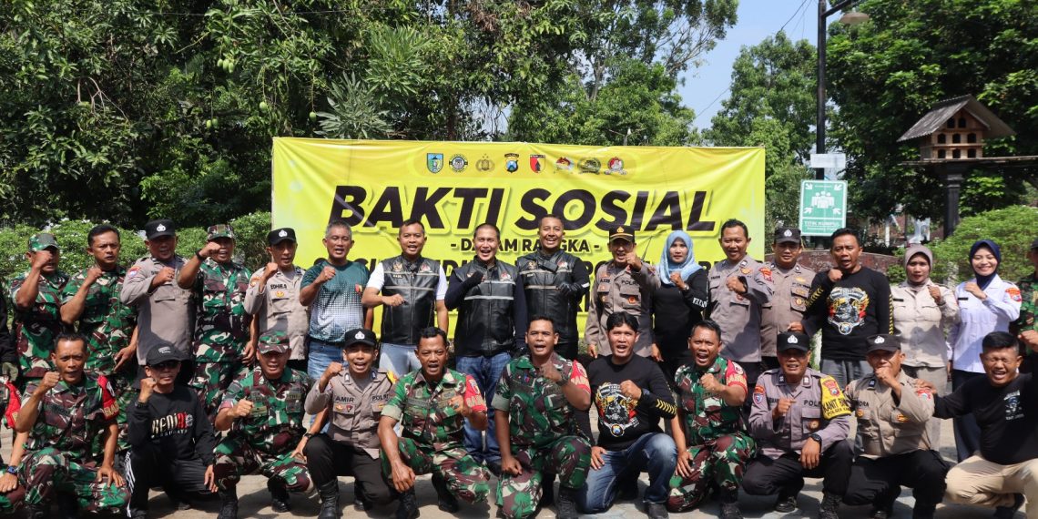 Menyapa dengan Kepedulian: Kisah di Balik Social Riding TNI-Polri dan DBK Kediri Raya
