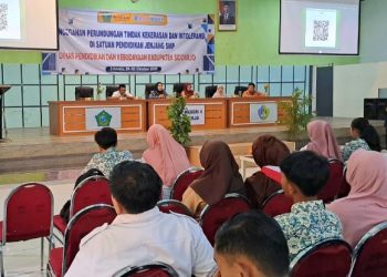 Dewan dan Dinas Dikbud Sidoarjo Mengajak Siswa SD dan SMP Stop Perundungan