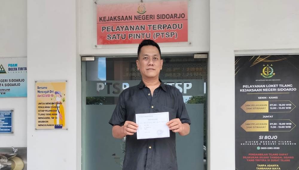 Pelapor Pungli PTSL Trosobo Taman Sidoarjo Kecewa Laporan Dinilai Jalan Ditempat