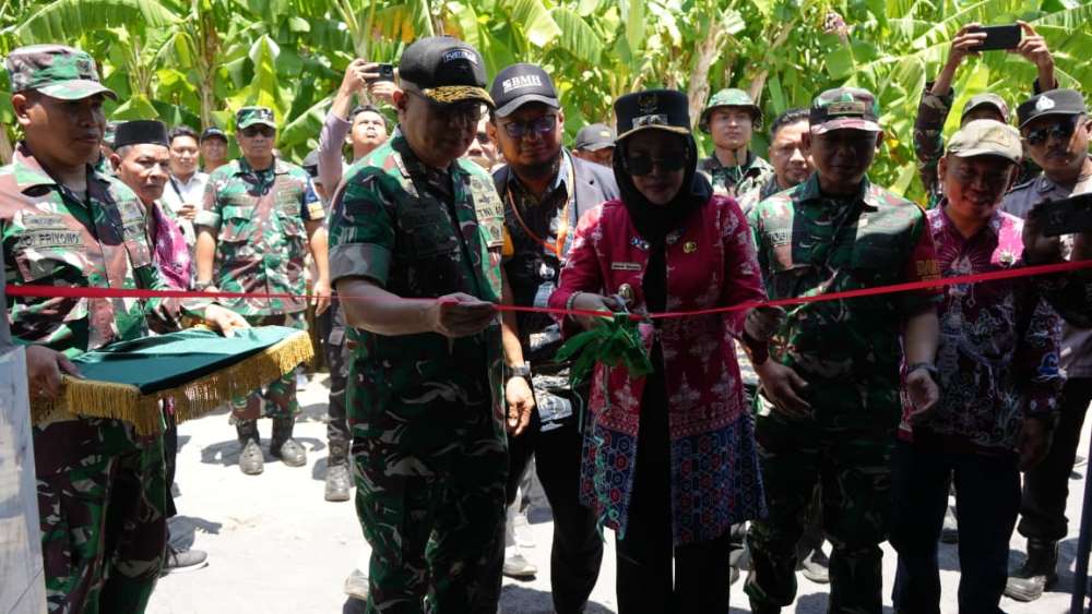 TMMD ke-126, Sumur Bor dari Laznas BMH Sidoarjo Diresmikan di Desa Kedondong