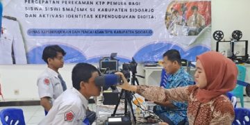 Sebulan Pemkab Sidoarjo Layani Cetak KTP Tembus 14.028 Keping