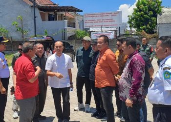 Dewan Sidak Lokasi Tembok Pembatas Perumahan Mutiara City dan Mutiara Regency