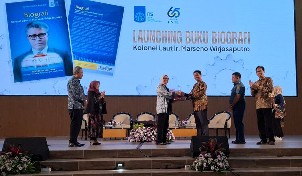 ITS Luncurkan Biografi Rektor Kol. Laut Ir. Marseno Wirjosaputro, Demi Napak Tilas Jasa Pendahulu