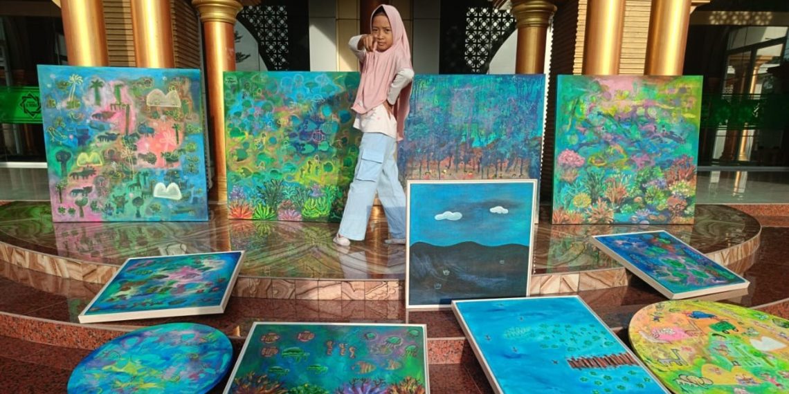 Perjalanan Warna Pelukis Cilik Gresik Aisyah Hilya