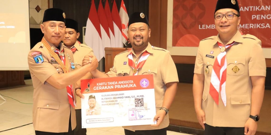 Generasi Emas Bukan Generasi Cemas, Bupati Gresik Ajak Pramuka Ciptakan Pemuda Unggul dan Pemberani