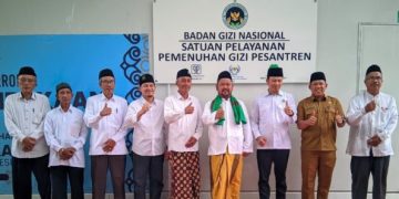 Penuhi Gizi Santri, Bupati Gresik Resmikan SPPG Pesantren Al-Karimi Tebuwung