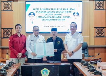 Tanda Tangani NPHD, Pemkab Gresik Perkuat Tata Kelola Hibah Daerah